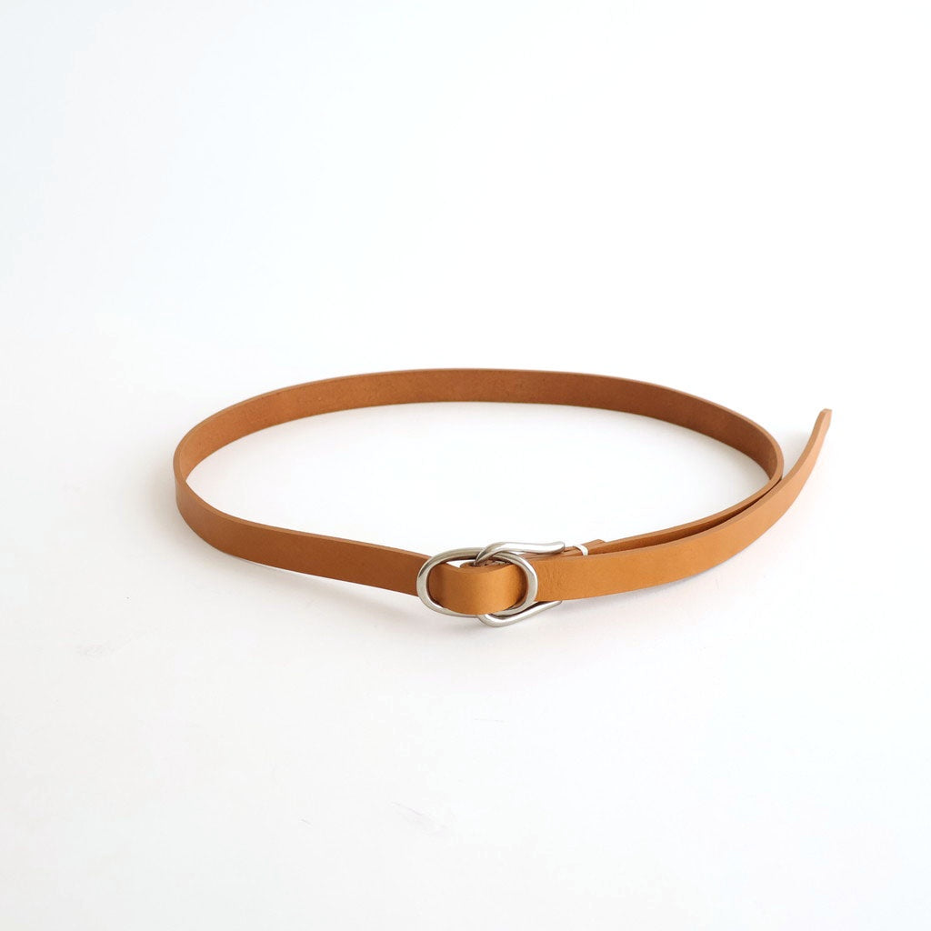 Double Buckel Leather Belt #CAMEL [YK26SS01262A]