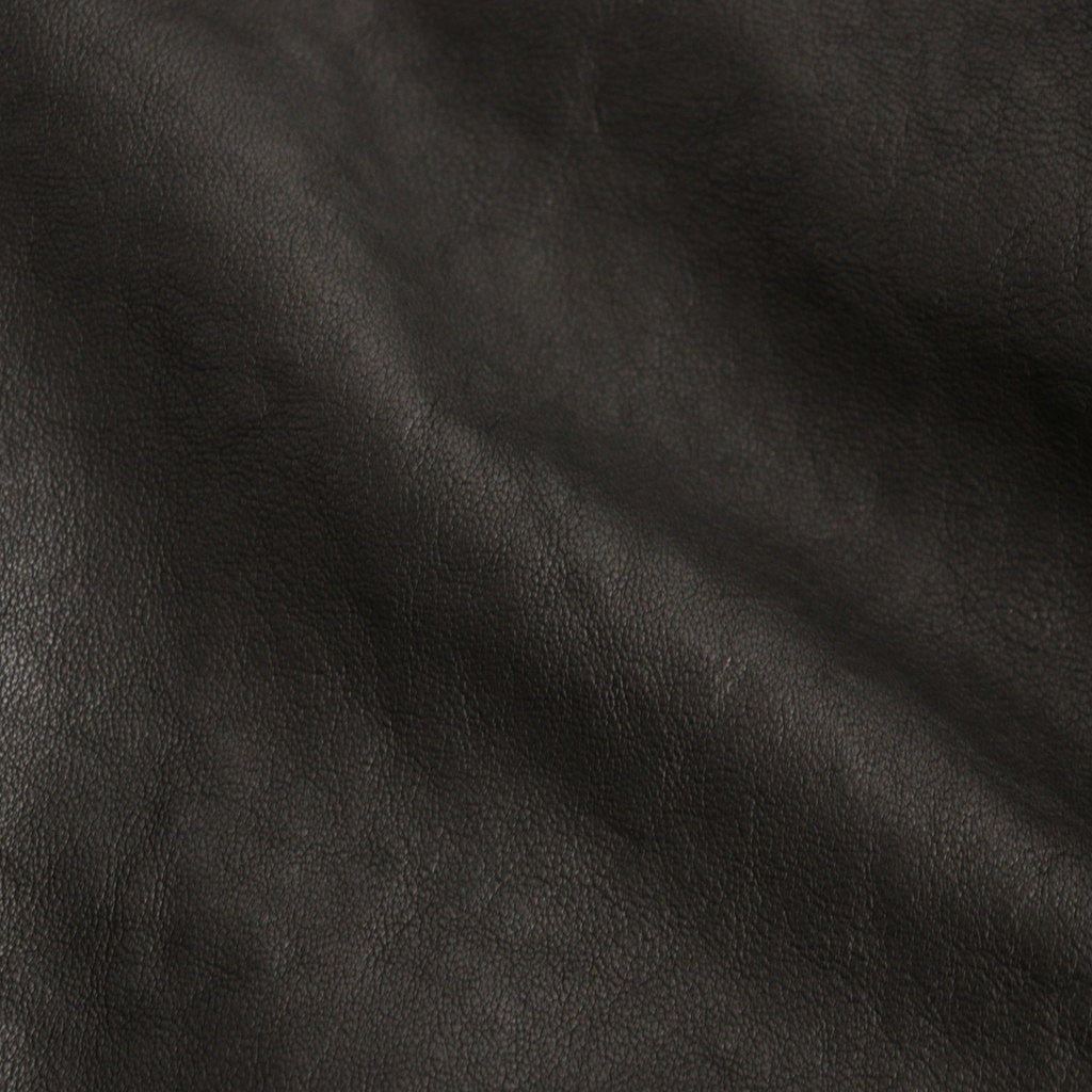 TEXTURED LAMB LEATHER BLOUSON #BLACK [A26AB01BL]