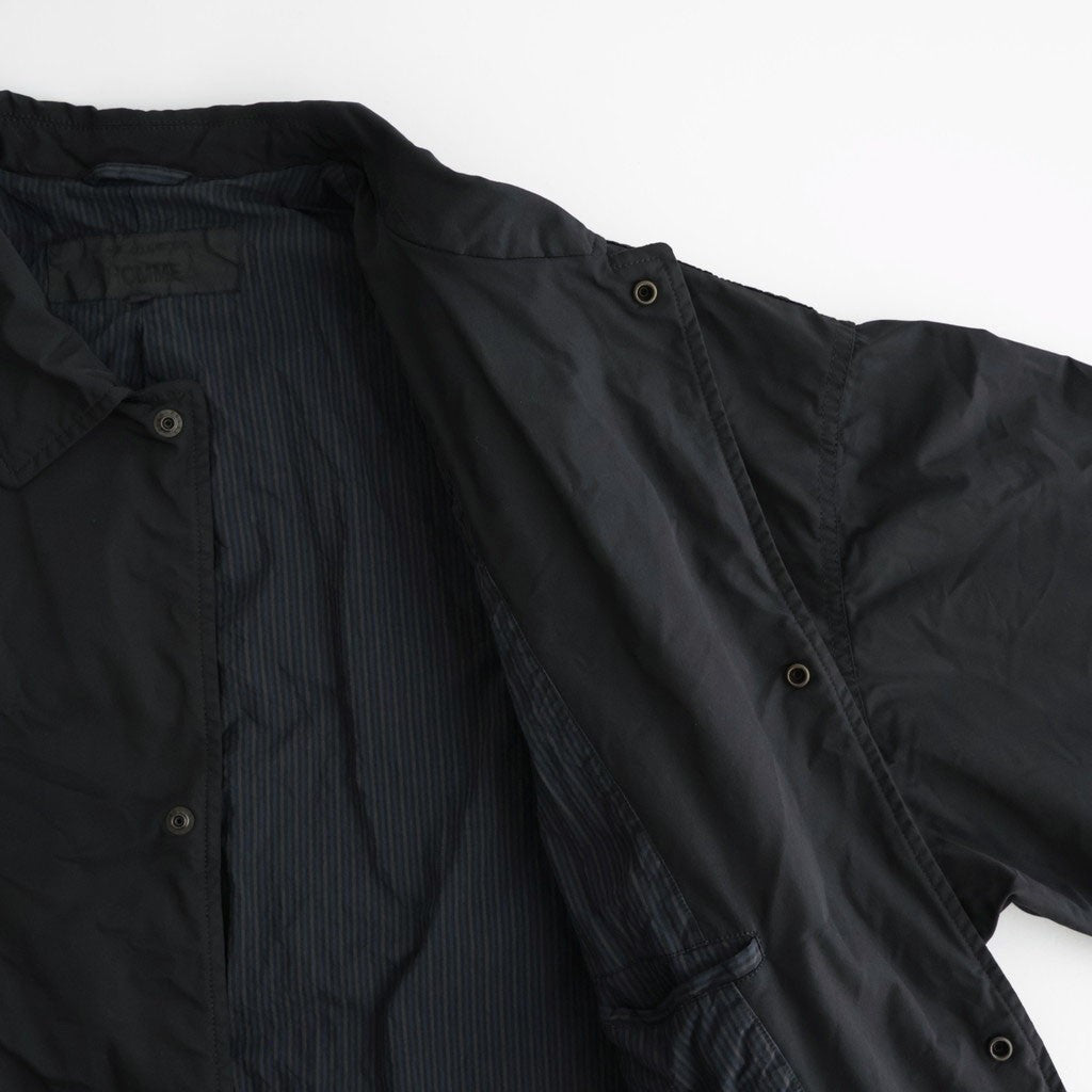 エステルオックス 製品染 コート #BLACK [HR-C003-051]