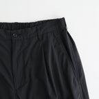 Cotton Wool Poplin Oversized Slacks #BLACK [GM261-40308]