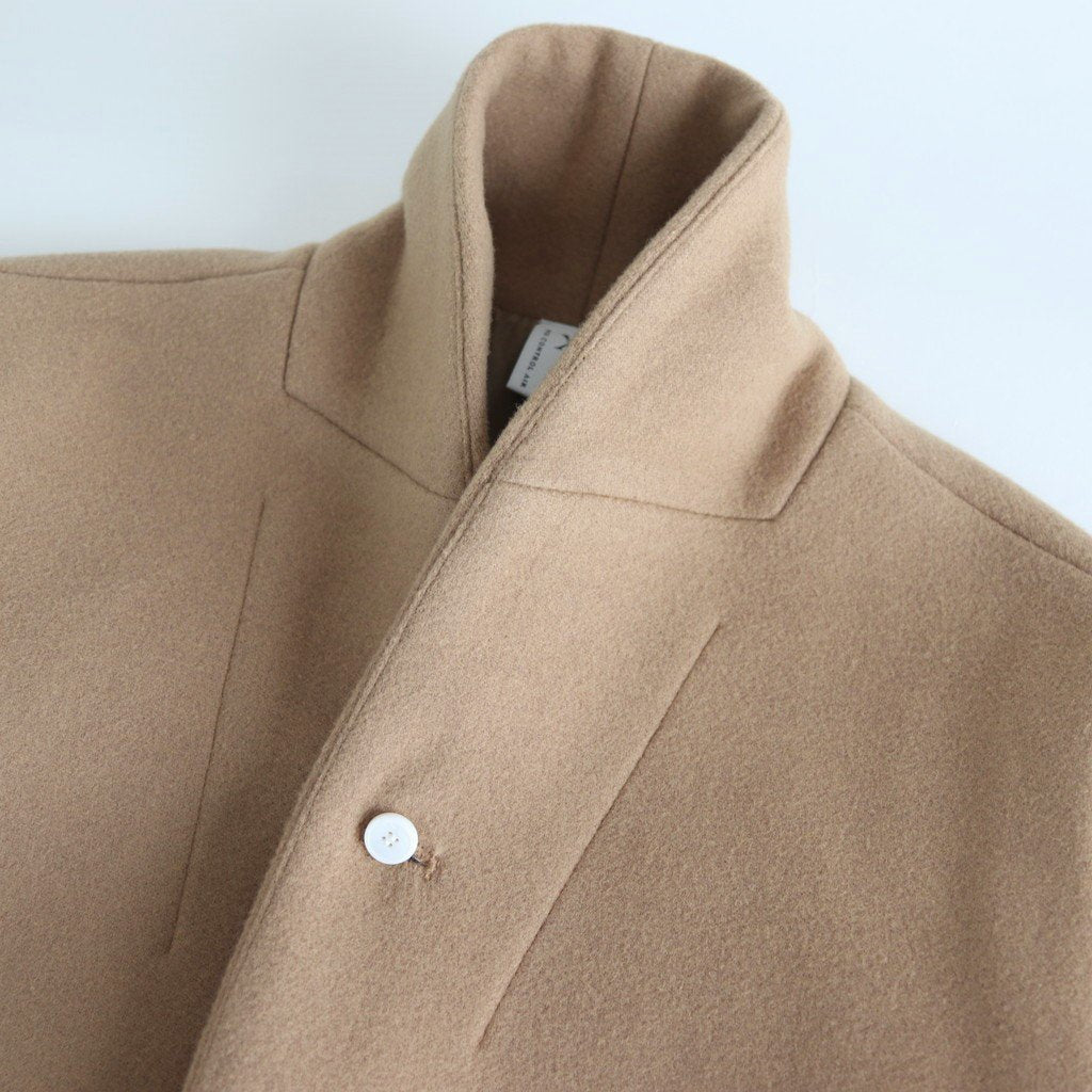 NHLCT｜Baby Lambswool Double Cross Shawl Coat #CAMEL [A9-NC072CT]