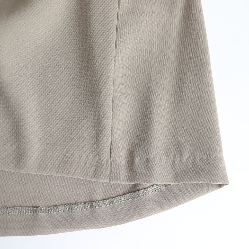 NKHOP｜強撚ポリエステル経二重織 ウエストマークワンピース #KHAKI MIST [S0-NC065OP]
