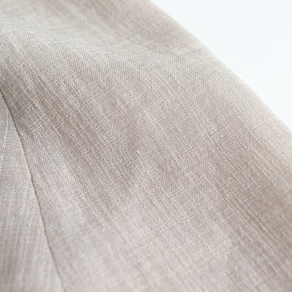 NGLSK｜トリアセテート&ポリエステルスラブボイル ギャザースカート #SMOKE BEIGE [S0-NC186SK]