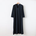 NRLTO｜Polyester spun jersey long dress #BLACK [S0-NC103TO]