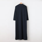 NRLTO｜ポリエステルスパン天竺 ロングワンピース #BLACK [S0-NC103TO]