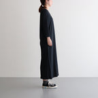 NRLTO｜ポリエステルスパン天竺 ロングワンピース #BLACK [S0-NC103TO]