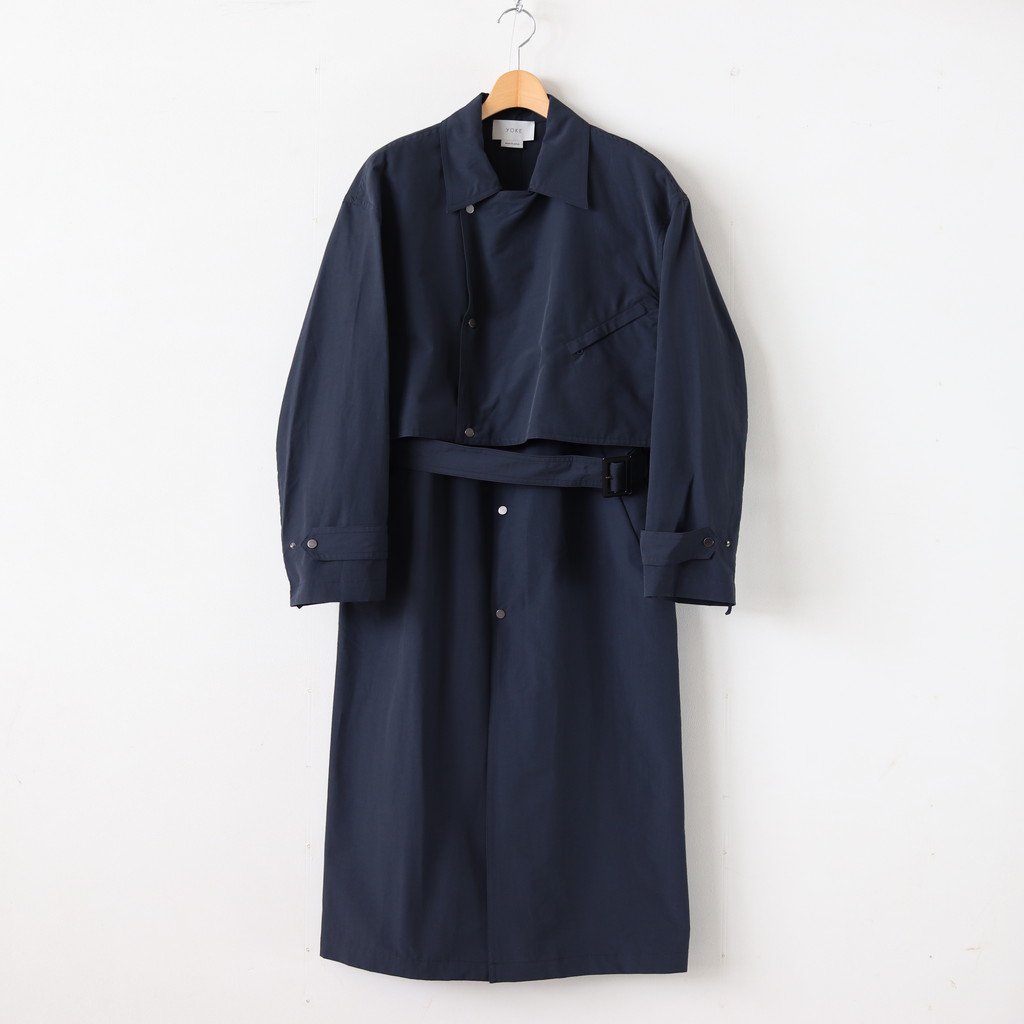 DETACHABLE DUSTER COAT #NAVY [YK20SS0090C]
