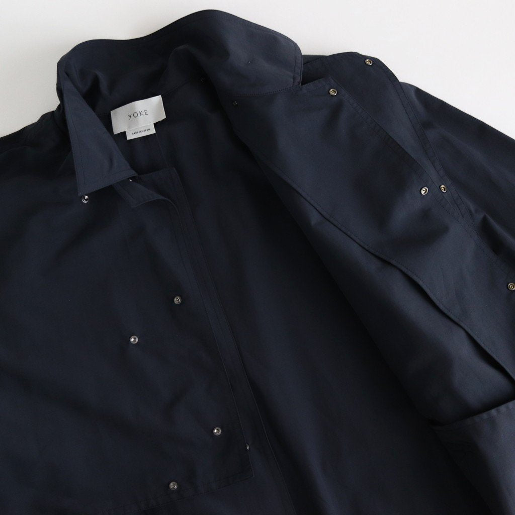 DETACHABLE DUSTER COAT #NAVY [YK20SS0090C] _ YOKE | ヨーク – ciacura