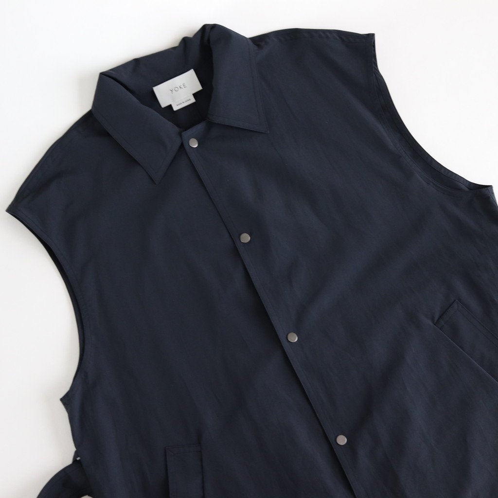 DETACHABLE DUSTER COAT #NAVY [YK20SS0090C]