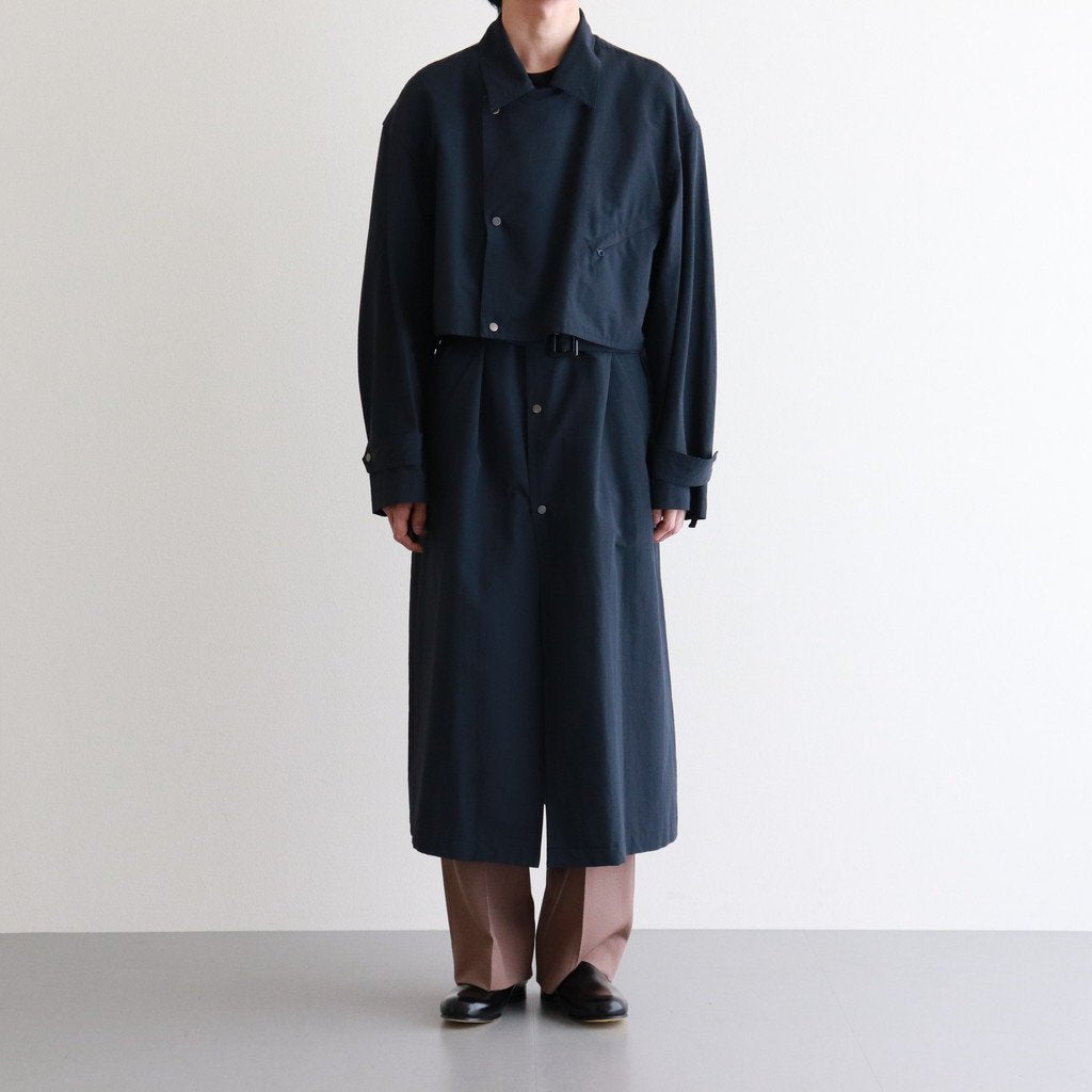 DETACHABLE DUSTER COAT #NAVY [YK20SS0090C]