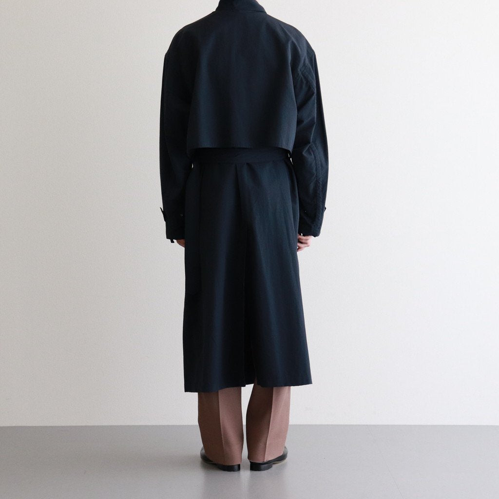 DETACHABLE DUSTER COAT #NAVY [YK20SS0090C]