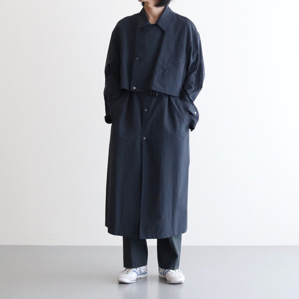 DETACHABLE DUSTER COAT #NAVY [YK20SS0090C]
