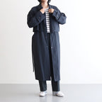DETACHABLE DUSTER COAT #NAVY [YK20SS0090C]