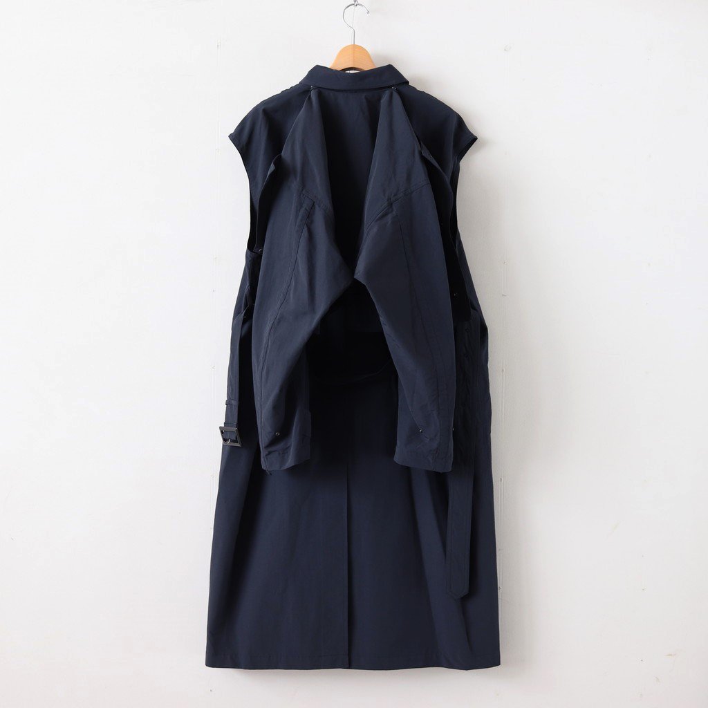 DETACHABLE DUSTER COAT #NAVY [YK20SS0090C]