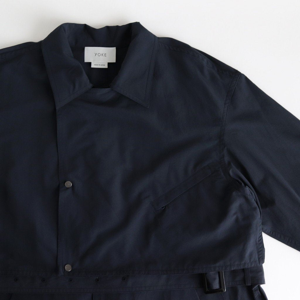 DETACHABLE DUSTER COAT #NAVY [YK20SS0090C] _ YOKE | ヨーク – ciacura