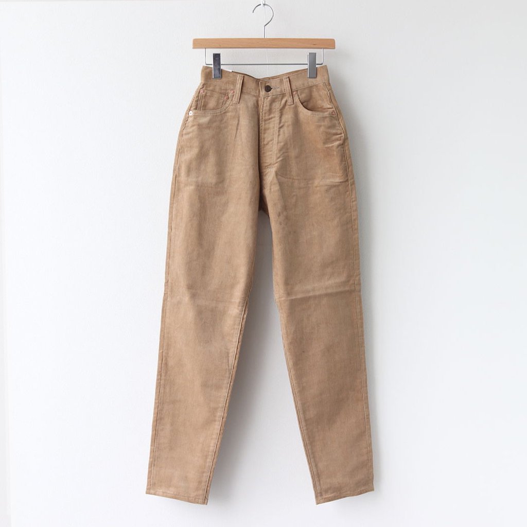 LUCY CORDUROY PANTS #BEIGE [L2002-PT003]