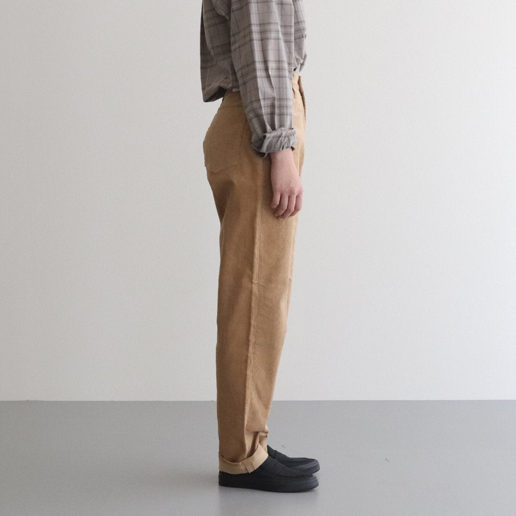 LUCY CORDUROY PANTS #BEIGE [L2002-PT003]