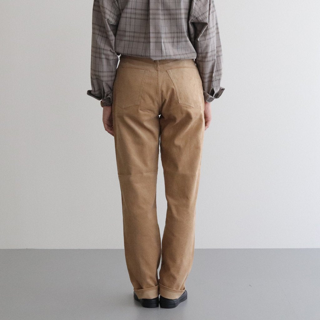 LUCY CORDUROY PANTS #BEIGE [L2002-PT003]