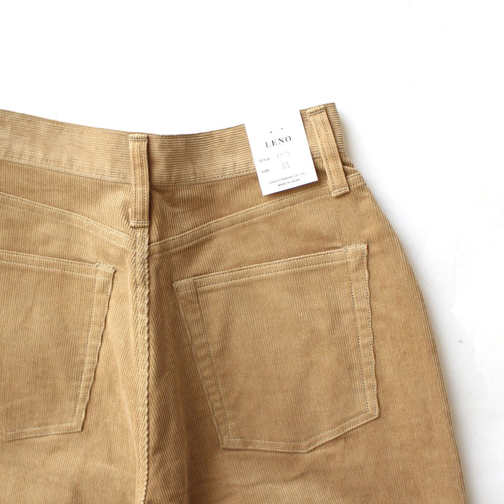 LUCY CORDUROY PANTS #BEIGE [L2002-PT003]