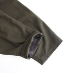 NSLPT｜四子撚りウールカルゼタックワイドテーパードカーゴイージーパンツ #OLIVE [A0_NC183PF]