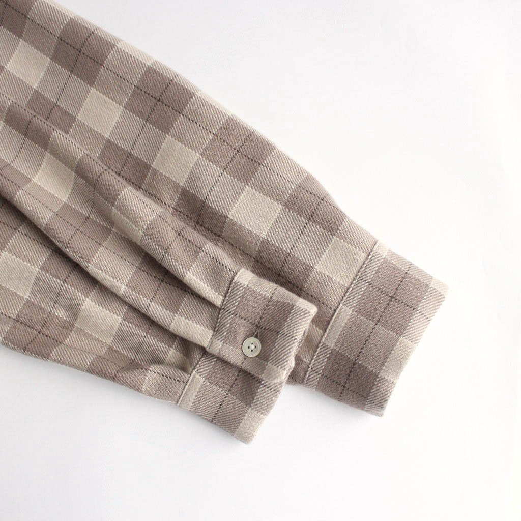 ASPERO/ALPACA PAJAMASHIRT #BROWN CHECK [PR20AW-PJ016] _ Select