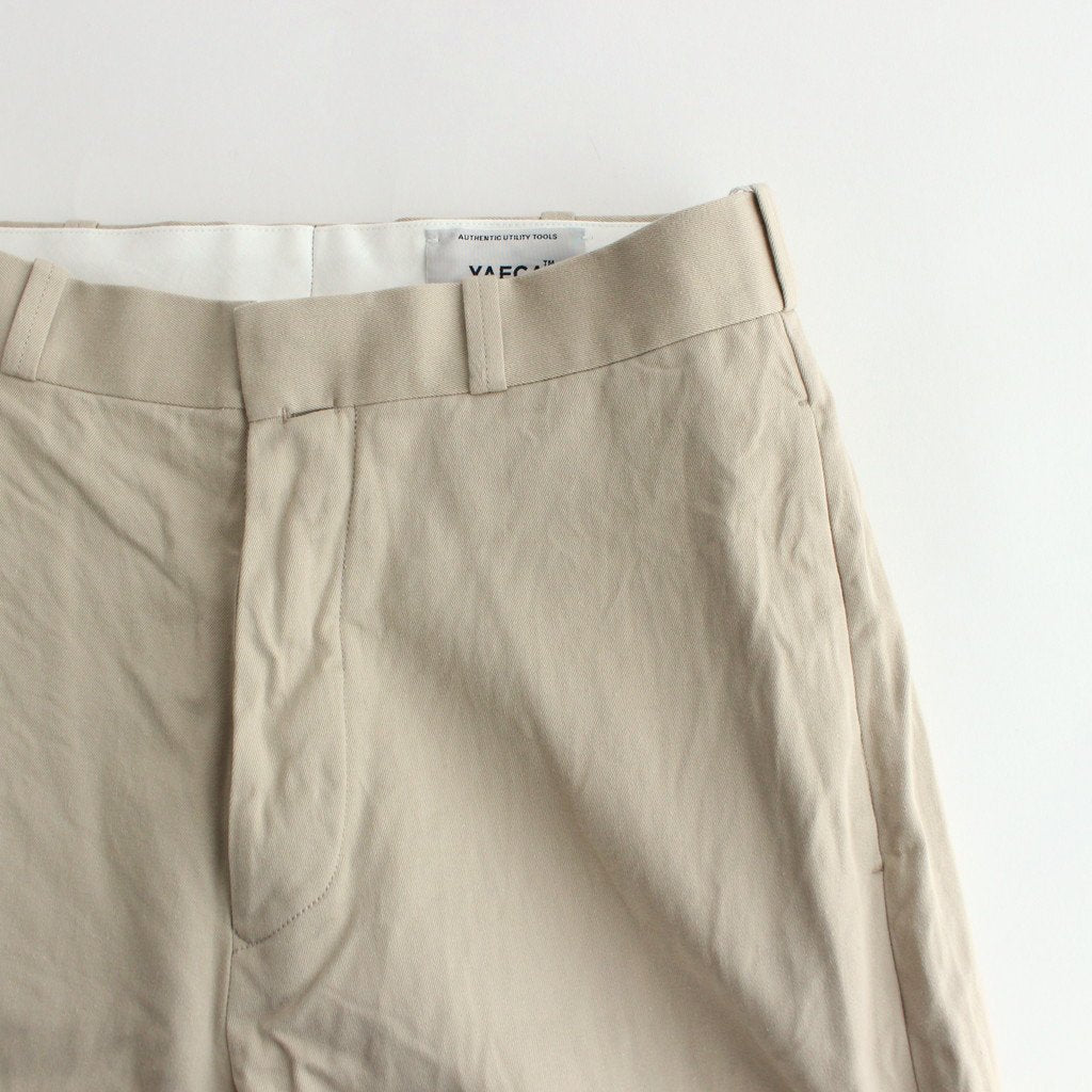 CHINO CLOTH PANTS WIDE STRAIGHT #BEIGE [60654]