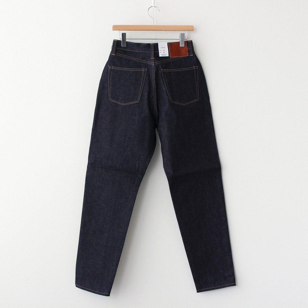 LUCY HIGH WAIST TAPERED - JEANS NON-WASH #INDIGO [L2101-J006] _