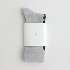 FSDSO | Renpur Silk Socks #GREY×BLACK DOT [FK-FT015SO]