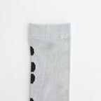 FSDSO | Renpur Silk Socks #GREY×BLACK DOT [FK-FT015SO]