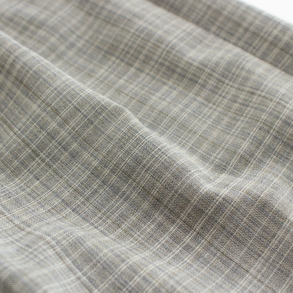 HI WAIST BELTED TROUSERS #HEATHER GRAY [YK21SS0194P]