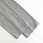 HI WAIST BELTED TROUSERS #HEATHER GRAY [YK21SS0194P]