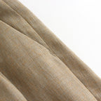 FFNDPT | メランジマルチリネン・平織 1タックイージーパンツ #MOSS GREYMIX [AR_FR116PF]