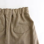 FFNDPT | メランジマルチリネン・平織 1タックイージーパンツ #MOSS GREYMIX [AR_FR116PF]