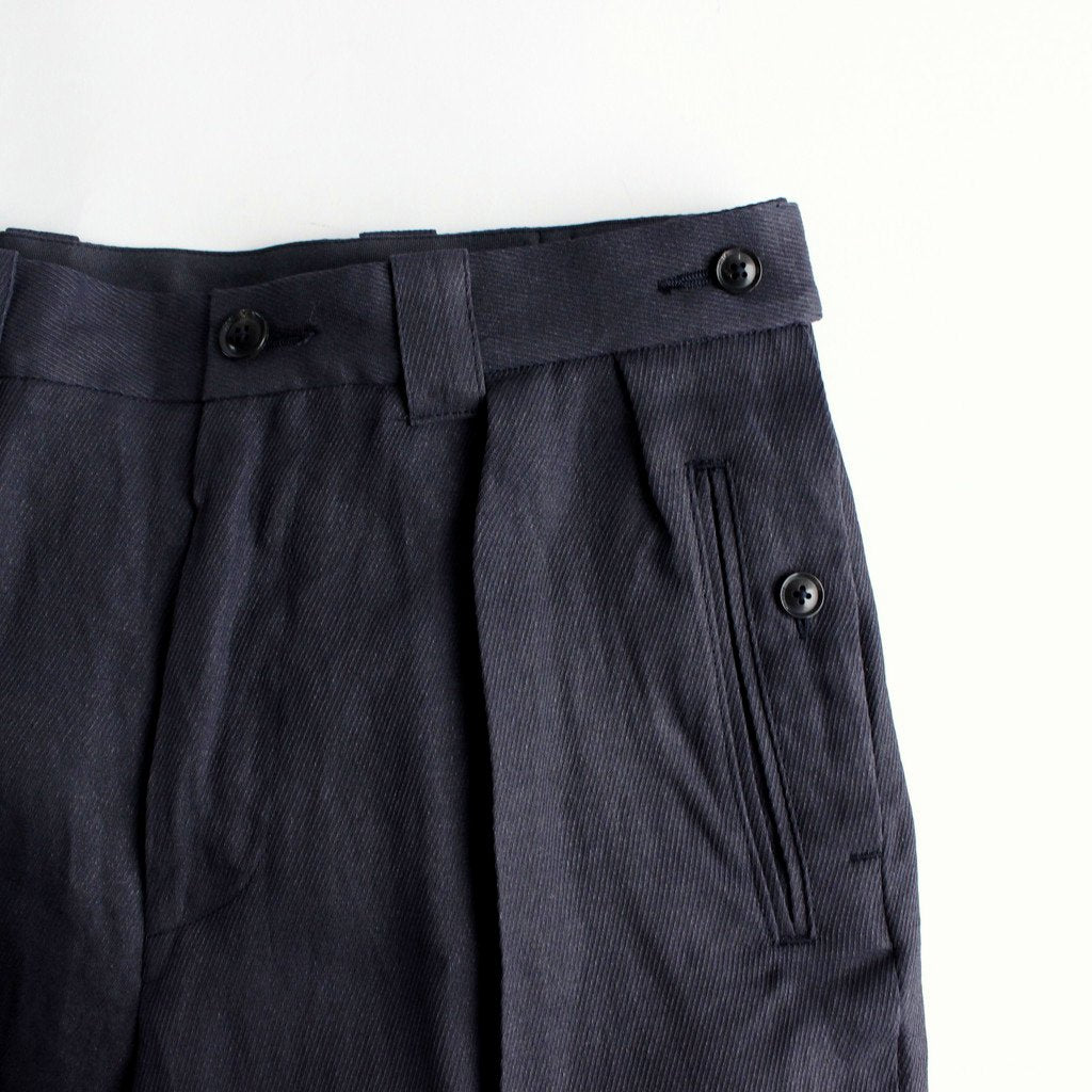 PAPER KERSEY FRENCH GURKHA TROUSERS #NAVY [YK21SS0187P] _ YOKE