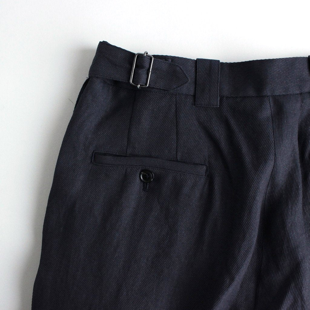 PAPER KERSEY FRENCH GURKHA TROUSERS #NAVY [YK21SS0187P] _ YOKE