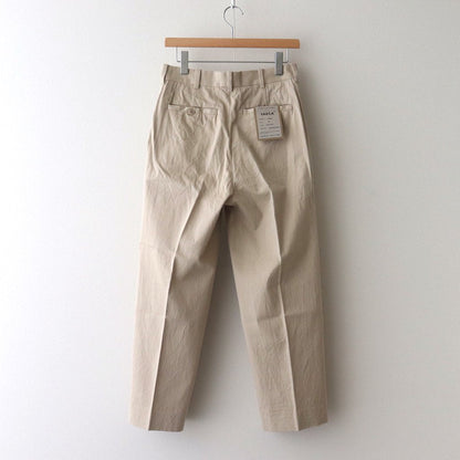 CHINO CLOTH PANTS CREASED #BEIGE [61602]