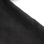 FCVSH | スラブトリアセテート・ガーゼ スモールカラーワイドシャツ #BLACK [AR_FR011SF]