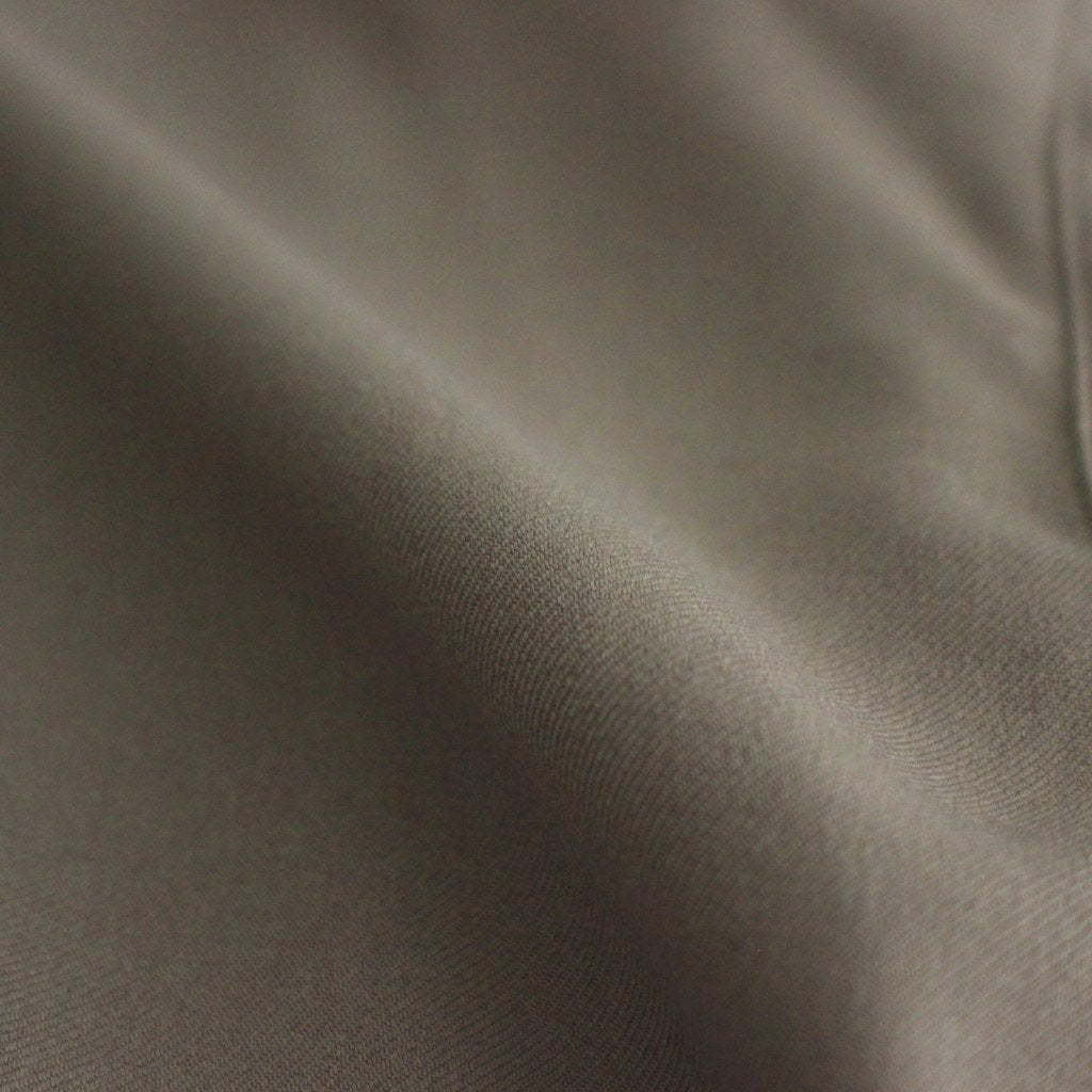 NGSGOP | ポリエステルフラノツイル ギャザーワンピース #PALE GREIGE [CW_NC034OP]