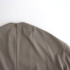 NGSGOP | ポリエステルフラノツイル ギャザーワンピース #PALE GREIGE [CW_NC034OP]