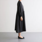 NGSGOP | ポリエステルフラノツイル ギャザーワンピース #GRAPHITE GREY [CW_NC034OP]