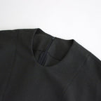 NGSGOP | ポリエステルフラノツイル ギャザーワンピース #GRAPHITE GREY [CW_NC034OP]