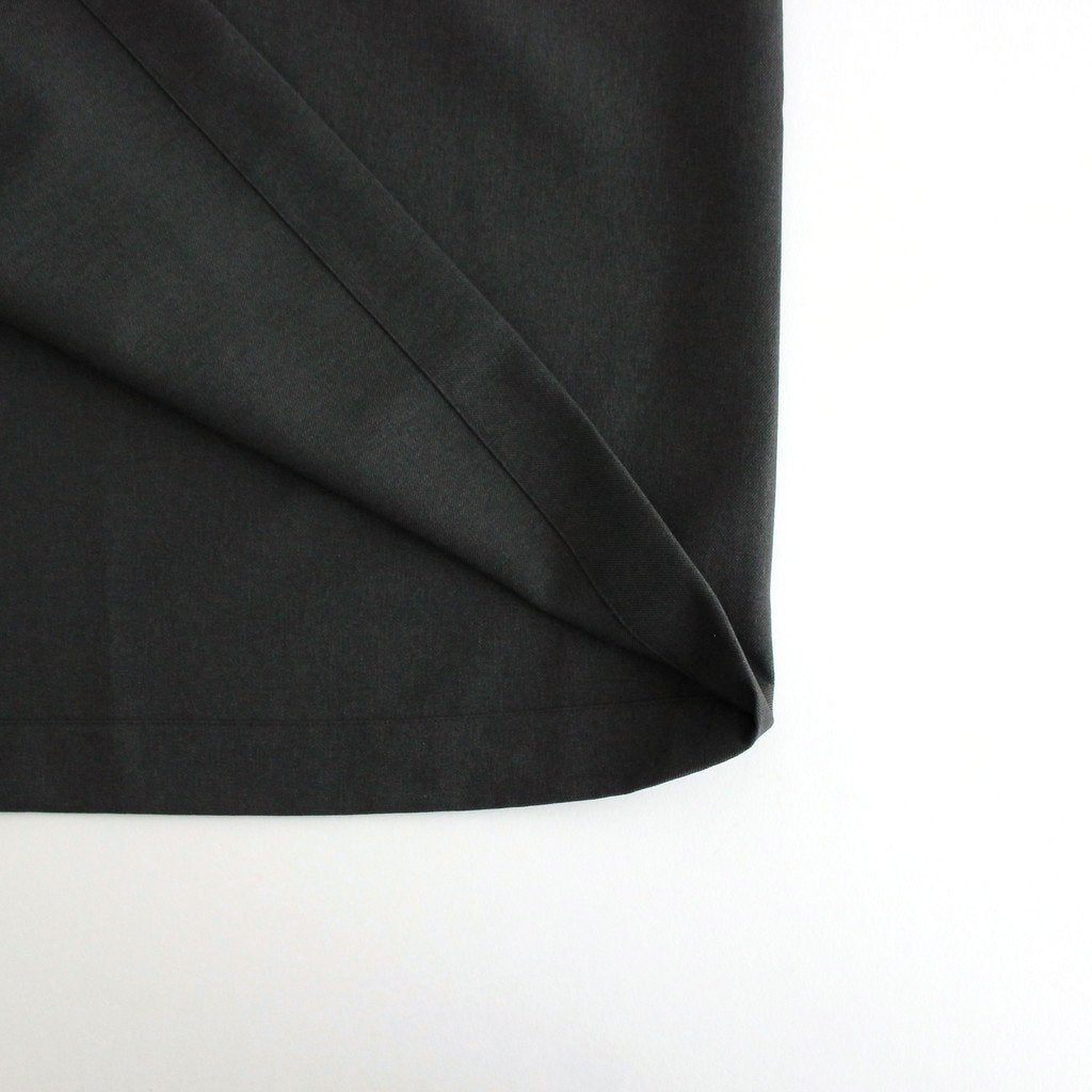 NGSGOP | ポリエステルフラノツイル ギャザーワンピース #GRAPHITE GREY [CW_NC034OP]