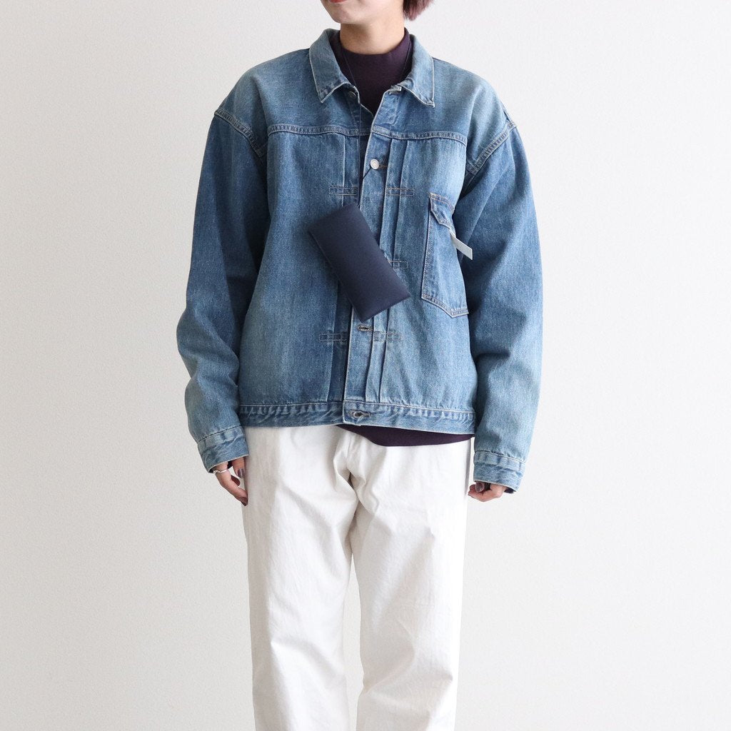 BUBBLE CALF GRASSES POCKET #NAVY [L028]