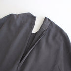 NGSGOP | フィブリルテンセル・ポプリン ギャザーワンピース #SLATE GREY [CW_NC107OP]