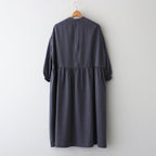 NGSGOP | フィブリルテンセル・ポプリン ギャザーワンピース #SLATE GREY [CW_NC107OP]