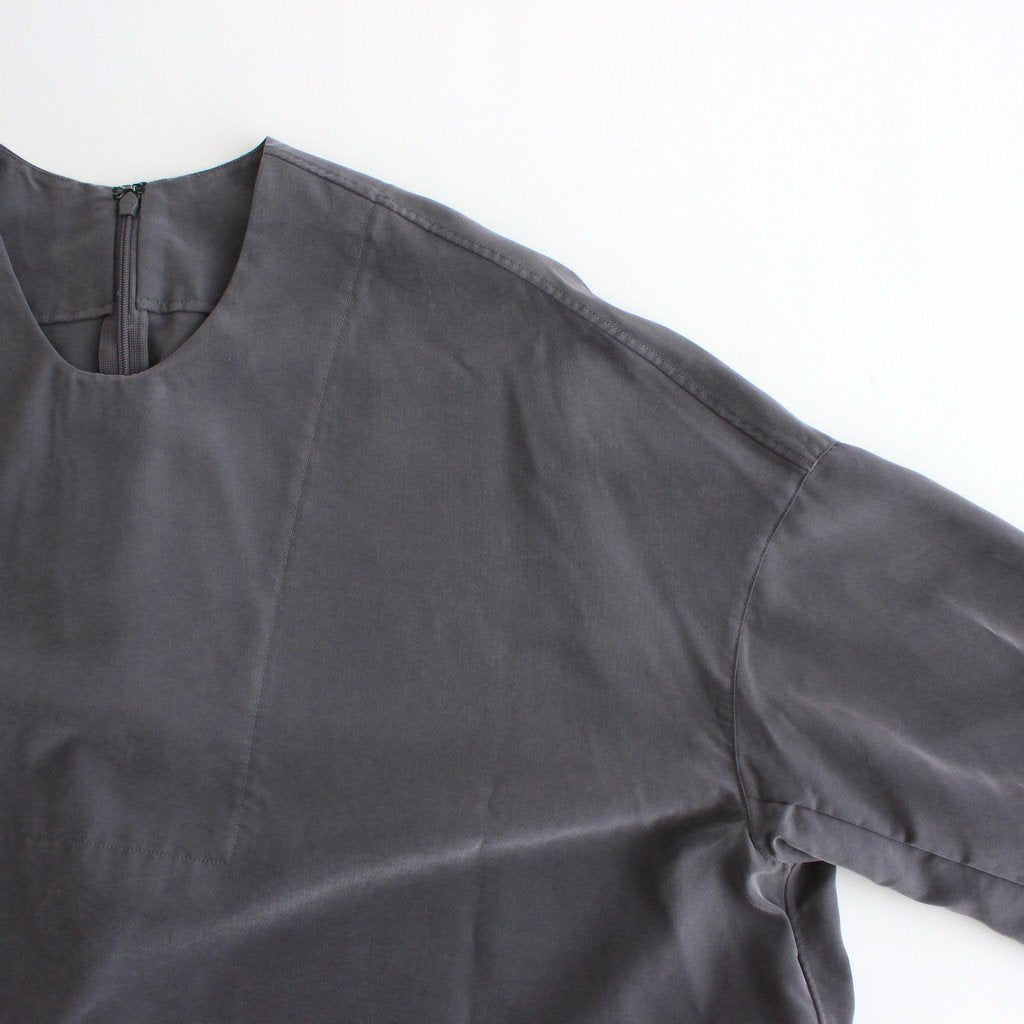 NGSGOP | フィブリルテンセル・ポプリン ギャザーワンピース #SLATE GREY [CW_NC107OP]