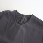 NGSGOP | フィブリルテンセル・ポプリン ギャザーワンピース #SLATE GREY [CW_NC107OP]