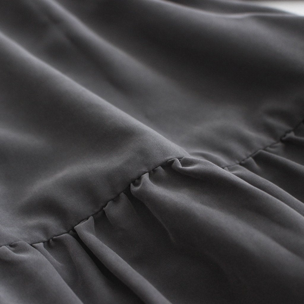 NGSGOP | フィブリルテンセル・ポプリン ギャザーワンピース #SLATE GREY [CW_NC107OP]