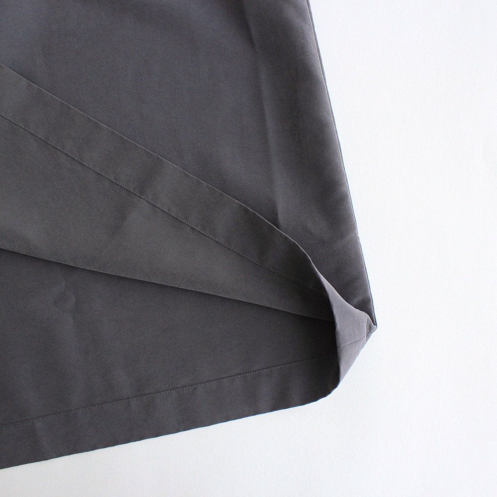 NGSGOP | フィブリルテンセル・ポプリン ギャザーワンピース #SLATE GREY [CW_NC107OP]