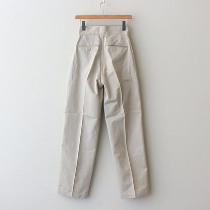 DOUBLE BELTED GURKHA TROUSERS #IVORY [L2102-PT001]